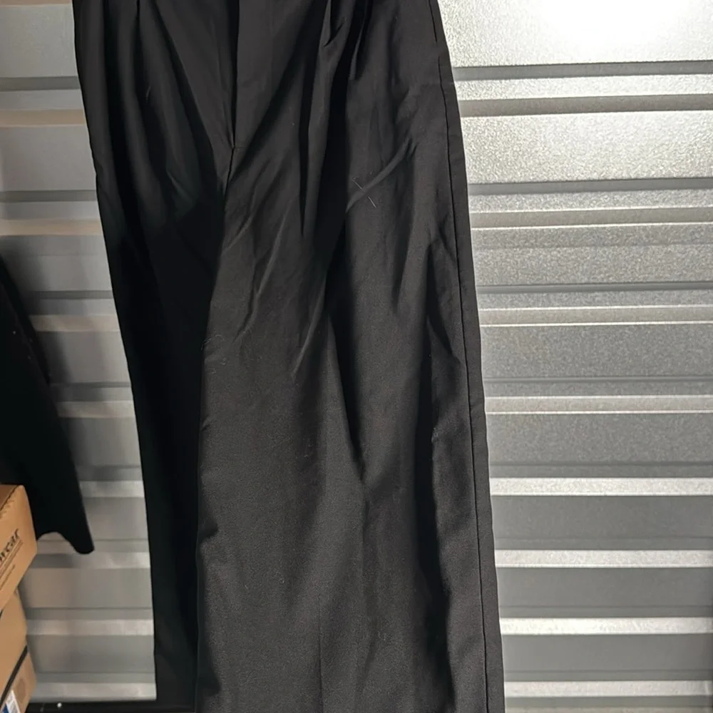 Mango / MNG pleated Classic Black Dress Pants, Size 8